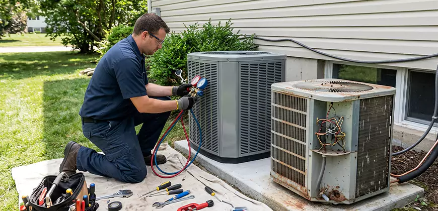Seasonal AC Checkup in Severn
