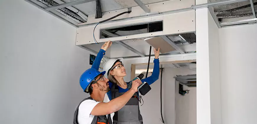 Duct Insulation and Condensation Repair in Severn