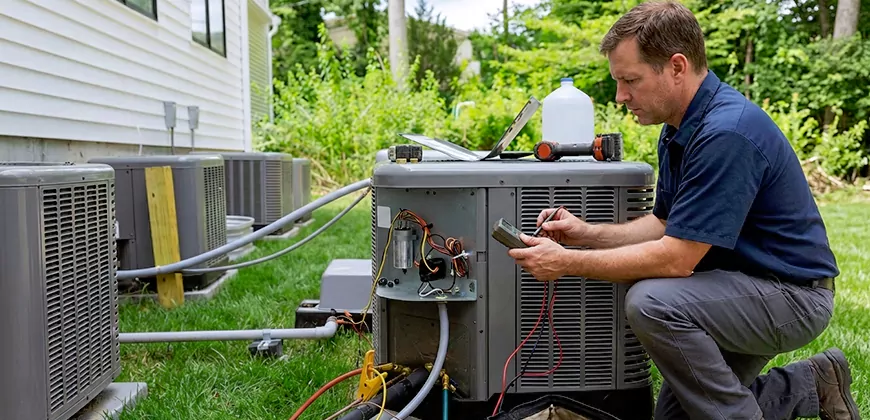 Heat Pump Conversion in Severn