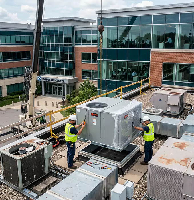Why Severn Businesses Choose Severn HVAC Pro for Commercial AC Replacement?
